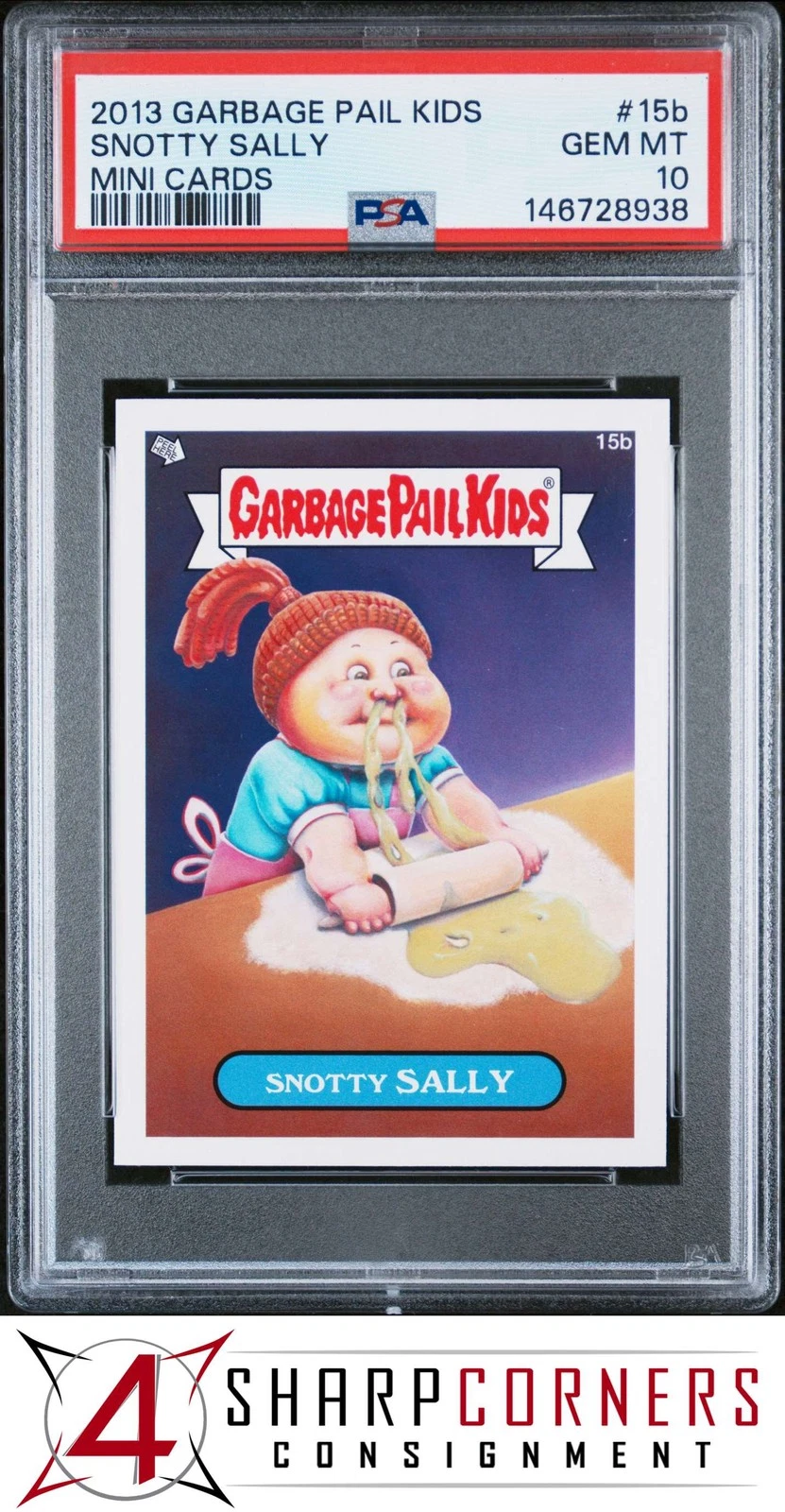 2013 Topps Garbage Pail Kids Mini Cards #15b Snotty Sally front