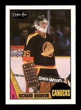 1987 O Pee Chee #257 Richard Brodeur  NM/NM+ X2336504