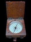 19th Century 1800s Civil War Era Pocket Compass Surveyors Primitive