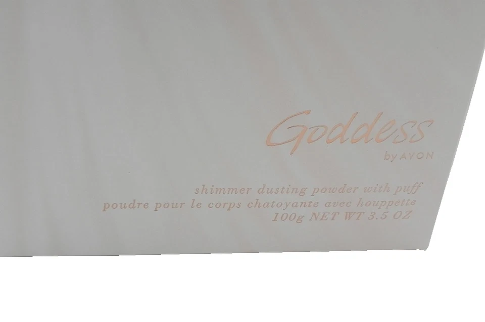 Polvo de polvo brillante Avon Goddess con soplo, vintage, 3,5 oz. Nuevo en caja, envío gratuito Foto 4 de 4