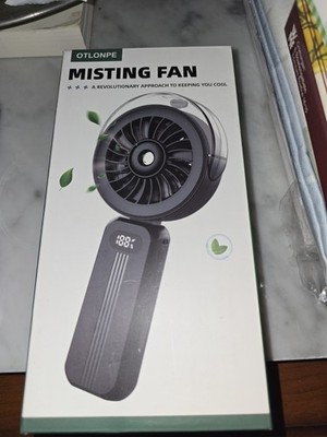 Portable Mini misting cooling h2o Handheld Fan Rechargeable Battery Fan USB 