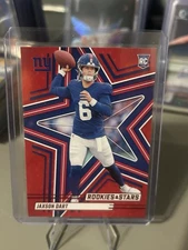 2025 Rookies & Stars Football Jaxson Dart Red Rookie Giants