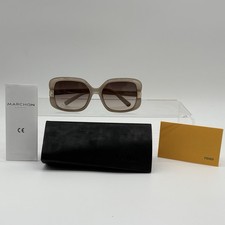 Fendi Sun Creame Gold Sunglasses with Black Fendi Case FS5170 264 NEW