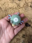 Vntg 1999 Burger King Magnemite Pokemon Spinning Top Kids Meal Toy Magnet Works