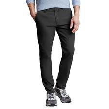 Copper Oak Men's Straight Fit Stretch Tech Utility Pant Black, 30 x 32