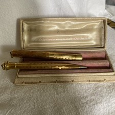 Wahl-Eversharp Gold Filled Fountain Pen & Pencil 1920’s Art Deco Motif 