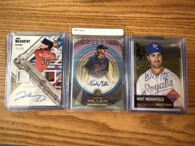 125 Autographed Baseball Cards. All Different. Also A Couple Of NFL/NBA Autos