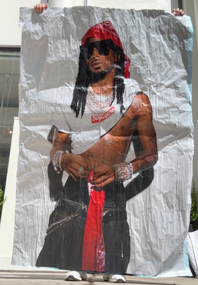 25FW Supreme Poster “ Playboi Carti “ Supreme Playboi Carti Framed Poster – The Topic NYC
