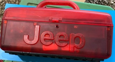 Dr Pepper Jeep Red Boombox Promotional Cassette Tape Deck CD Player AM/FM Radio