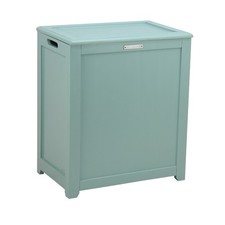 Laundry Hamper Storage Basket Turquoise Portable Organizer Bin
