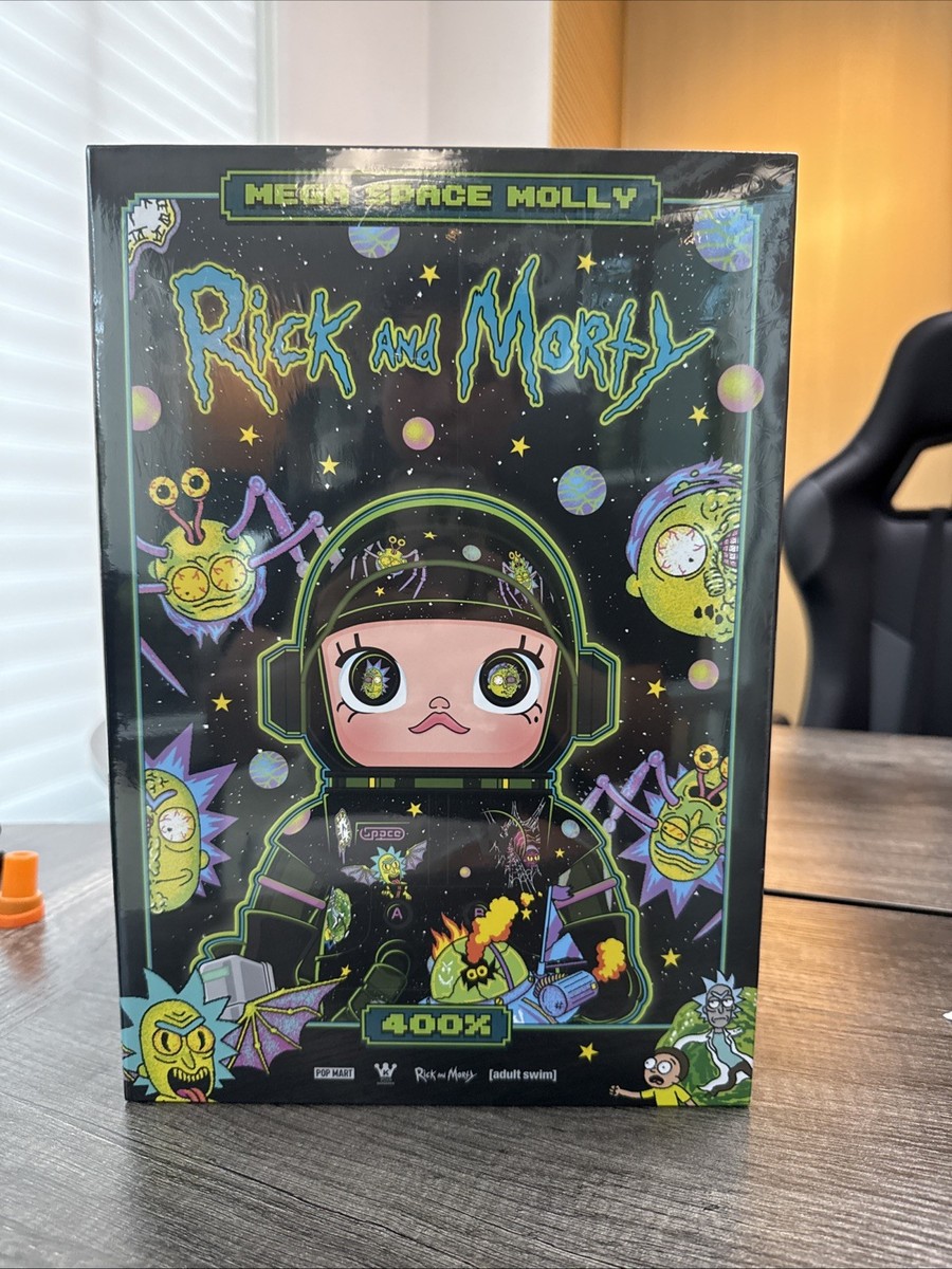 Pop Mart Mega Space Molly 400% Rick And Morty New And Sealed
