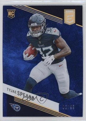 2023 Panini Donruss Elite Rookies Blue 2/99 Tyjae Spears #189 Rookie RC 0c6