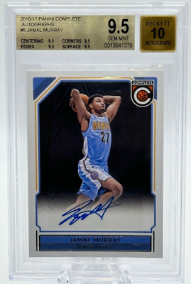 nbaカード jamal murray rc jersey auto /75 2016-17 Complete Jamal