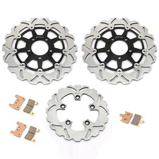 GSXR 600 GSXR 750 04 05 Front Rear Brake Rotors Pads For Suzuki GSXR 1000 03 04