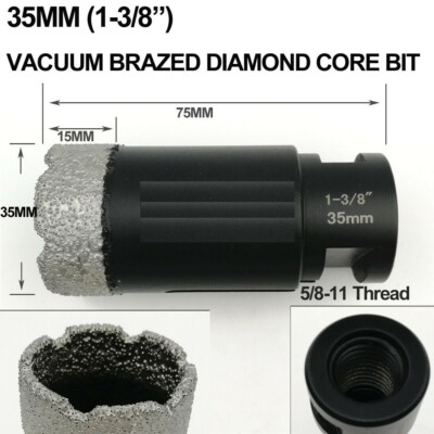3/8'' 3/4'' 1'' 2'' (12 PCS) wet polisher grinder ceramic Core Bit Porcelain marble