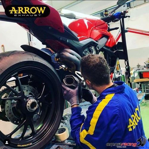 Scarico completo Arrow Race-Tech omologato dark per Yamaha Tmax 560 2020-2021 - Imagen 8 de 8
