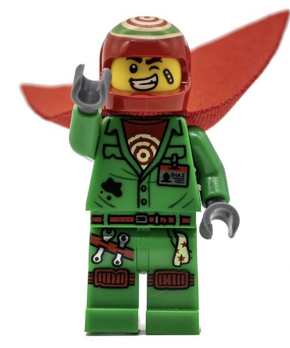 LEGO ORIGINAL MINIFIGUR, EL FUEGO, HIDDEN SIDE, 70421, HALLOWEEN, DAREDEVIL - Bild 1 von 2