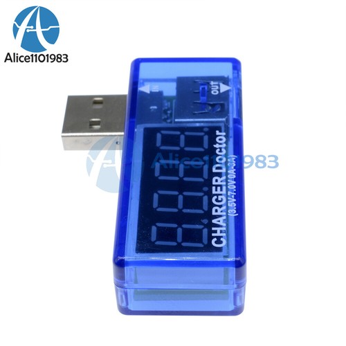 2PCS USB Charger Doctor Voltage Current Meter Battery Tester Power Detector - Photo 6/12
