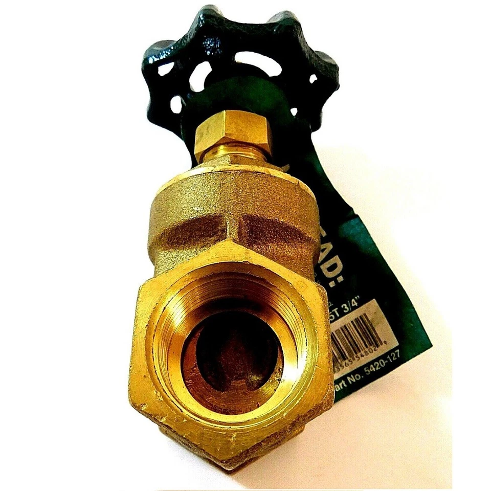 A.Y. McDonald 5420-127 3/4" x 3/4" 200 PSI Bronze Gate Valve - Image 2 of 4