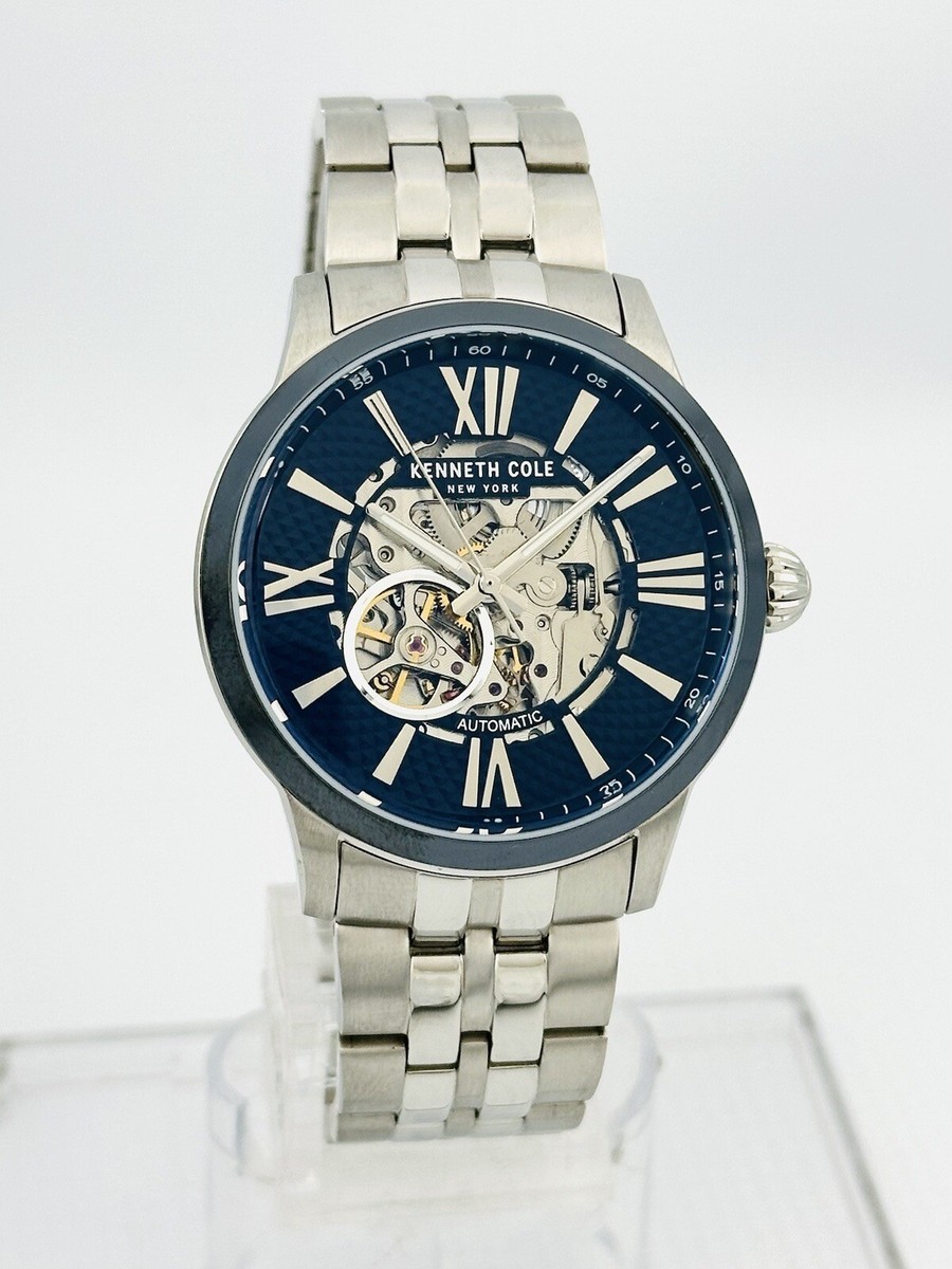 Kenneth Cole NY GL21224 Automatic Skeleton Luxury Dress Stainless