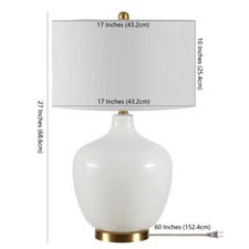 Safavieh EUGENIE 27" TABLE LAMP, Reduced Price 2172756743 TBL4289A