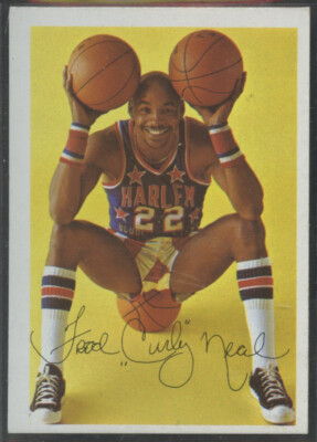 1971 Fleer Cocoa Puffs Harlem Globetrotters #24 Curly Neal