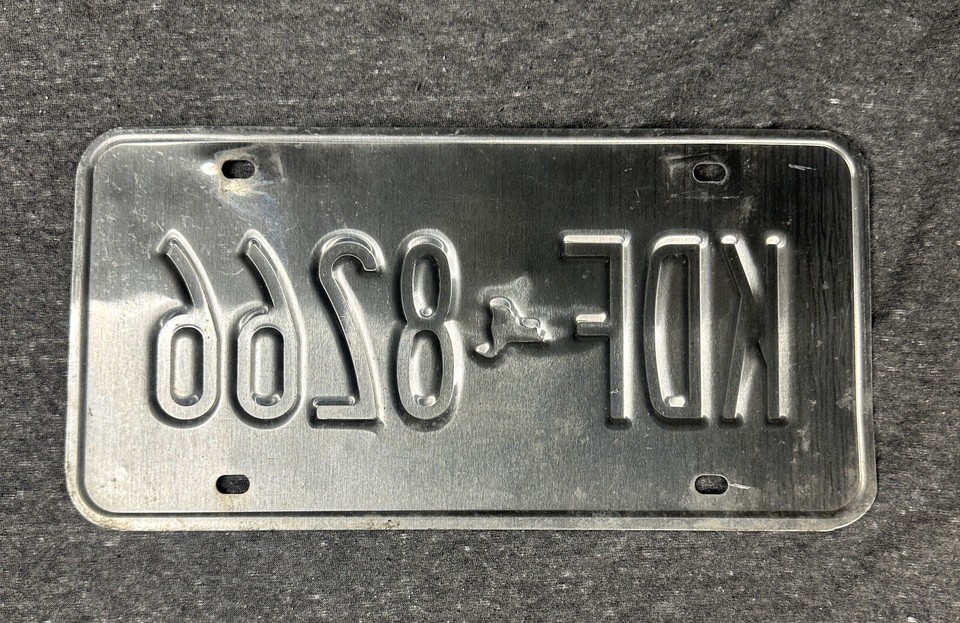 EXPIRED 2020 NEW YORK LICENSE PLATE EXCELSIOR Letters KDF 48266 NUMBERS