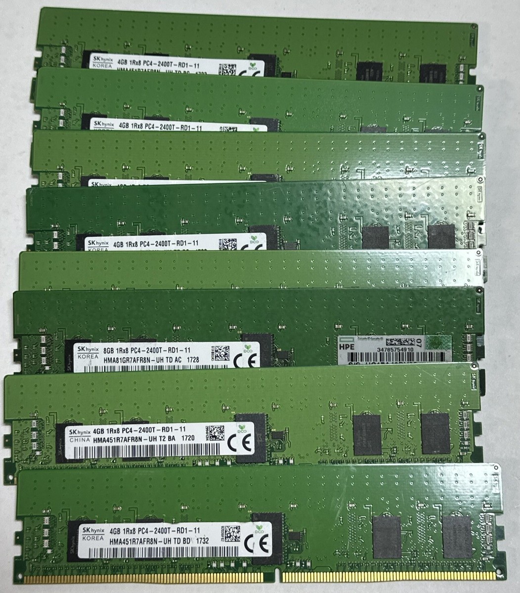 SKhynix 16GB 1Rx4 PC4-2400T-RC2-11 メモリ SK Hynix 4GB 1Rx16 PC4-2400T-SC0-11 DDR4 SODIMM SDRAM RAM