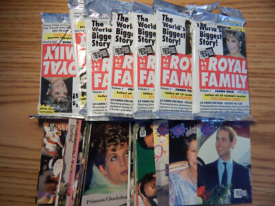 1993 Press Pass The Royal Family Worlds Biggest Story Foil Card Lot of 60+