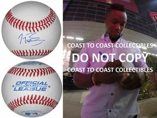 Tim Beckham Seattle Mariners Rays Orioles signed autographed baseball COA Proof