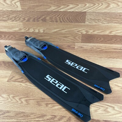 Seac BM30 Sub Free Diving Apnea Fins 36/38 - Black