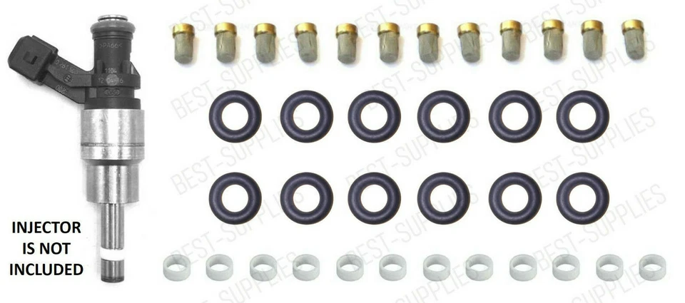 Kit de reparación de inyector de combustible de inyección directa GDI para 03-08 BMW 760i 760Li 6,0 L V12 Foto 2 de 3