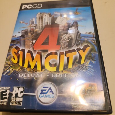 SimCity 4 Deluxe Edition PC CD-ROM 2005 CIB Tested 