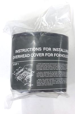 NEW GENUINE USGI FOXHOLE COVER OVERHEAD COVER FOR FOXHOLES (OCF)