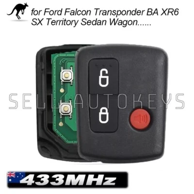 for Ford Falcon Transponder BA XR6 SX Territory Sedan Wagon 3 Buttons Remote Fob - image 1 of 4