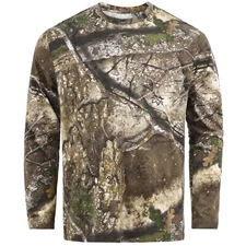 Bell Rangers Authentic Realtree and Mossy Oak Camo Crewneck Long Sleeve T-Shirt