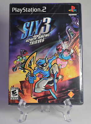 Sly 3 Honor Among Thieves (PS2) FACTORY SEALED BLACK LABEL NEAR MINT