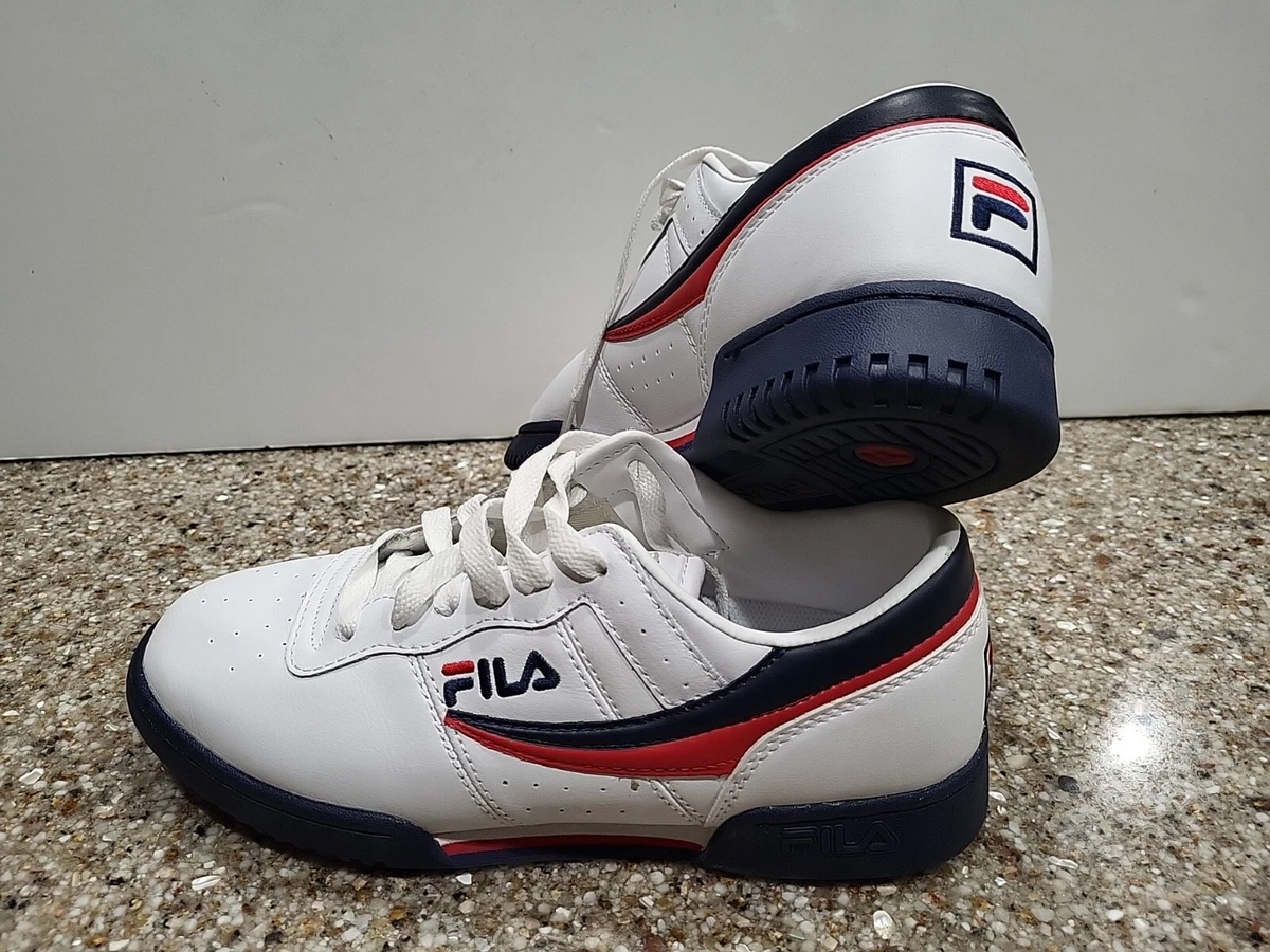 Vintage Fila Low Top Sneaker 90s Mens US 7.5 Red White Blue | eBay