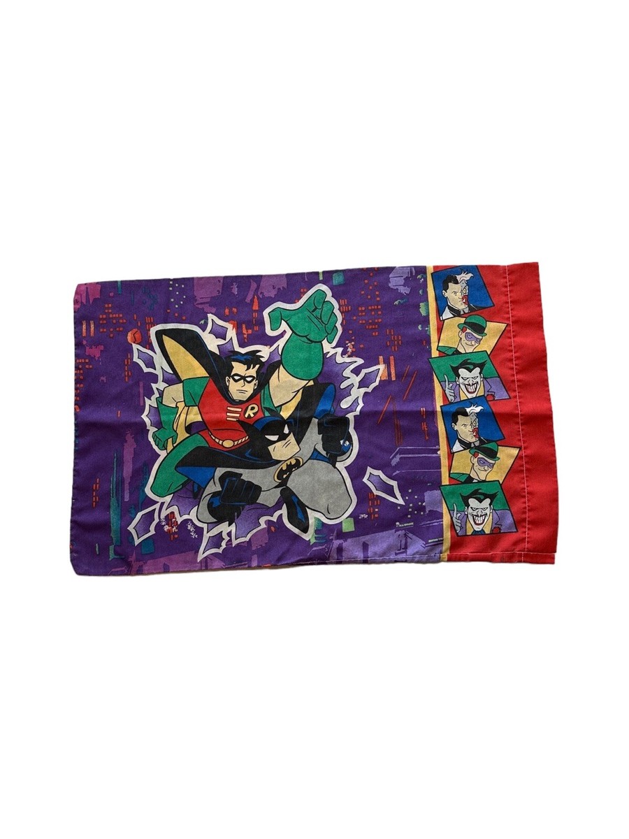 中古 ヴィンテージ BATMAN ブリキテーブル 枕カバー ピローケースセット Vintage 1995 Batman & Robin Pillow Case | eBay