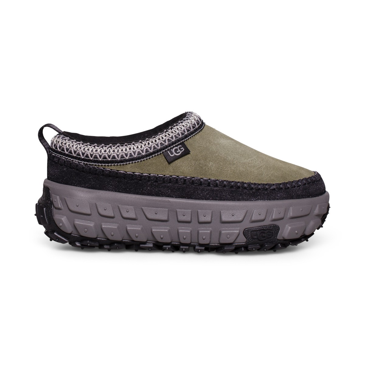 UGG VENTURE DAZE BURNT OLIVE/CHARCOAL SUEDE ALL GENDER SHOES SIZE 