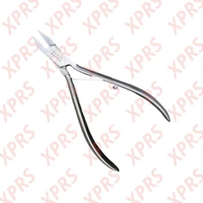 Nail Splitter, 4.5", Straight Jaws, Single Spring Checkered Handle, Premium