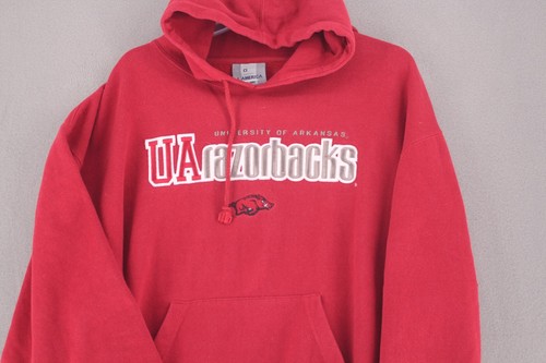 University Of Arkansas Razorbacks Hoodie Women’s Large Pullover Long Sleeve Y2K - Picture 3 of 9