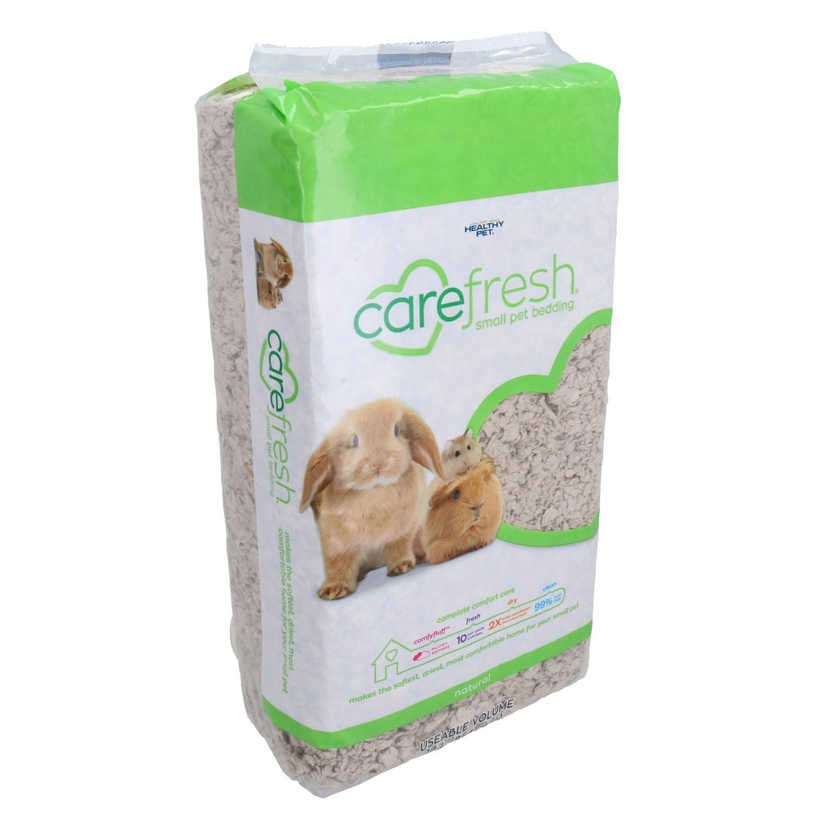 AB Tools Carefresh Natural Haustierstreu – 14 L, 99% Staubfrei, Aus Recyceltem Zellstoff Für Kleine Tiere