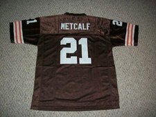 ERIC METCALF Unsigned Custom Cleveland Sewn Football Jersey Sz S-3XL Both Colors