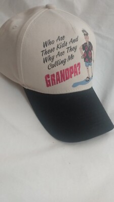 Who Are These Kids Funny Grandpa Truckers Baseball Cap Hat