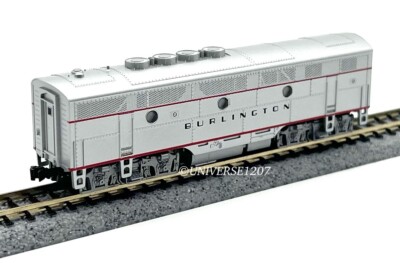 KATO CB&Q emd F3 A+B +C SET Nゲージ N Scale Kato 176-1307 EMD F3B CB&Q Diesel Engine Locomotive