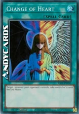 CHANGE OF HEART • Super R • RA01 EN050 • 1Ed • Yugioh ANDYCARDS