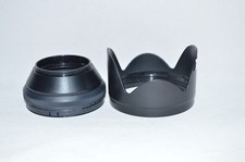 Generic 57 mm Hard Plastic Screw-In 2 Piece Lens Adapter and Petal Hood HC-174