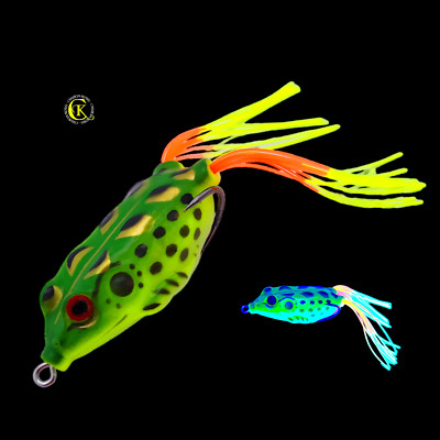 Topwater Frosch Frog Imitate Insekt Wobbler Oberfläche Kunstköder Raubfisch NEW