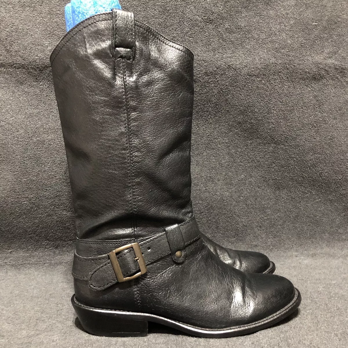 Buckle top cowboy boots